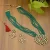 Zaveri Pearls Crystal Shine Multistrand Green Beads Ethnic Kundan Necklace & Earring Set For Women